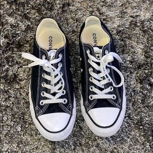 Black Converse sneakers
